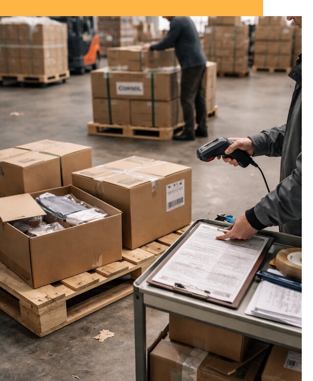 Сборные грузы из Китая: доставка, склад и таможня от 18653