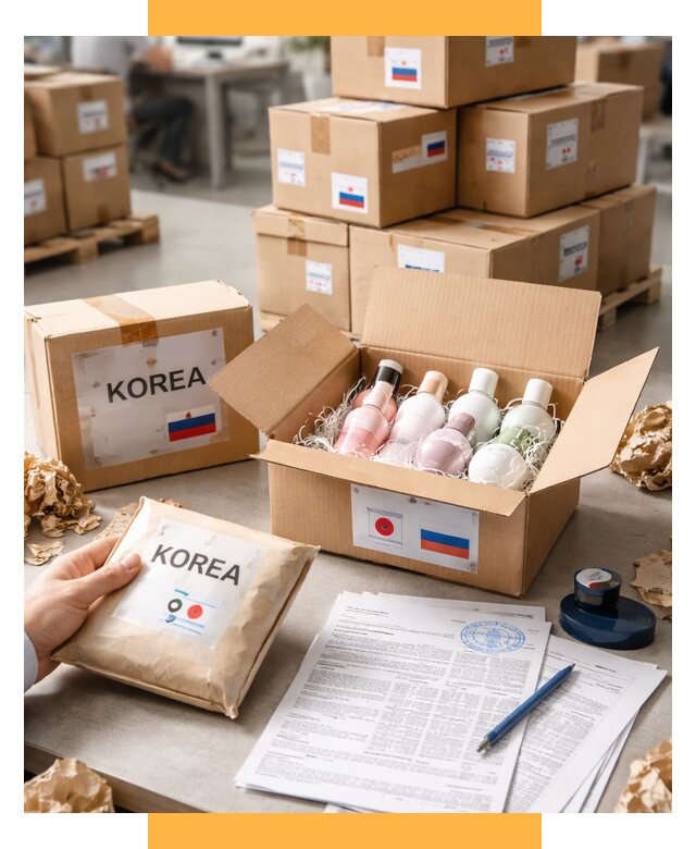 Доставка косметики из Кореи от 8809 р. под ключ | СетСервис-Ктл