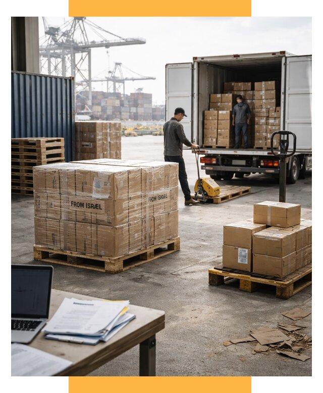 Доставка грузов из Израиля от 15545 р., логистика от СетСервис-Ктл