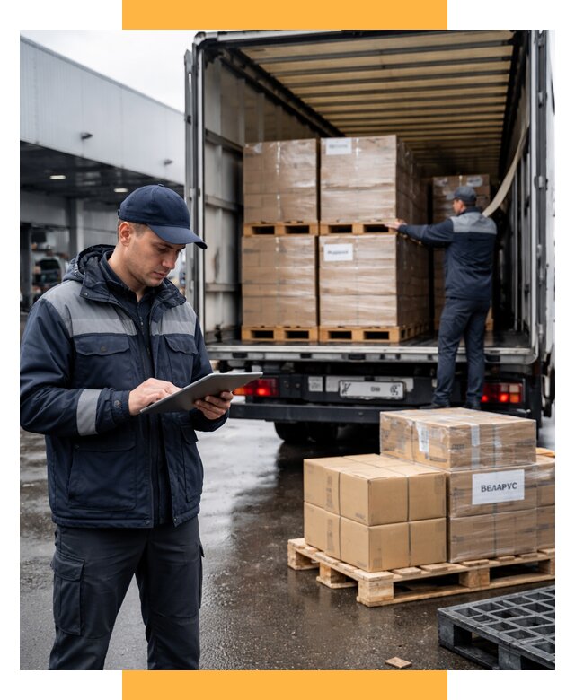 Доставка грузов из Беларуси от 15545 р. логистика СетСервис-Ктл