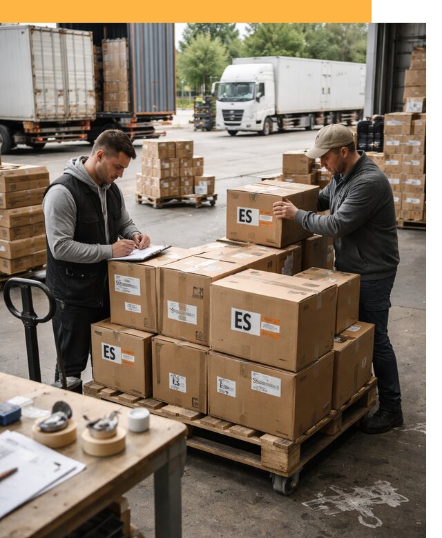 Доставка грузов в Испанию автотранспортом от 36271 руб