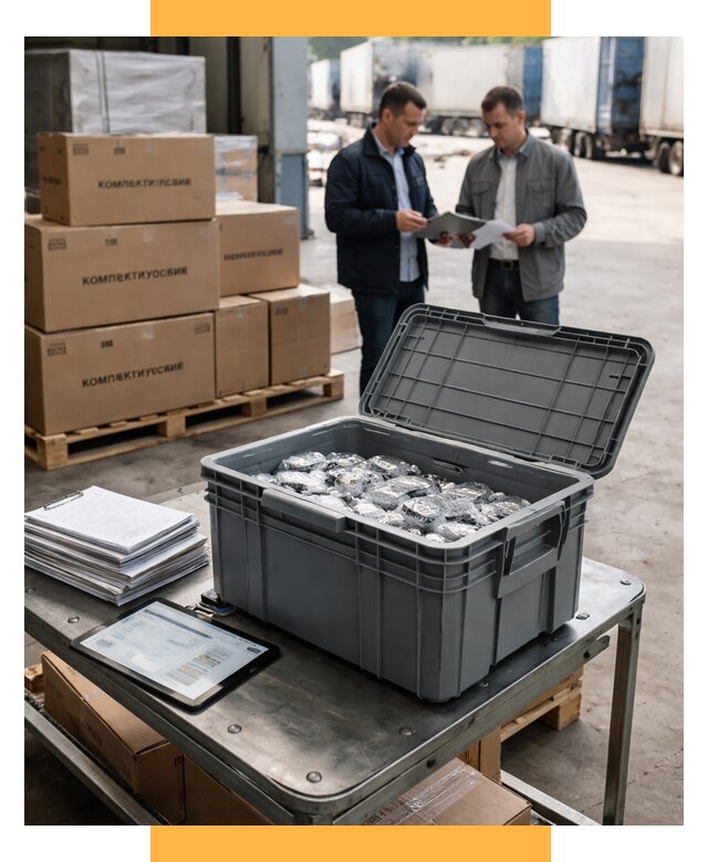 Перевозка комплектующих из Китая от 6736 р. | СетСервис-Ктл