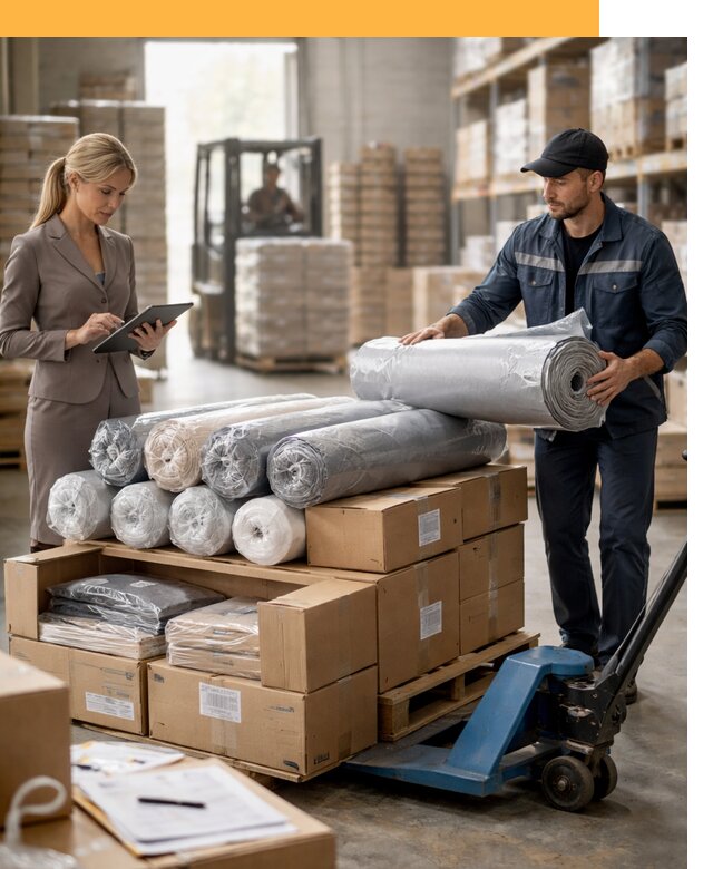 Перевозка текстиля по миру от 15545 руб. с таможней и страхованием