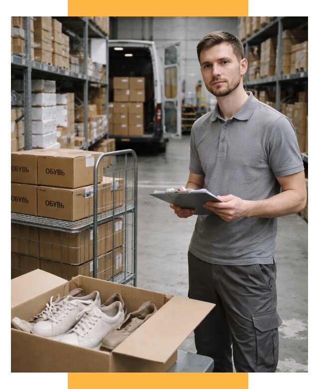 Доставка обуви из Китая и Турции от 4663 р. СетСервис-Ктл