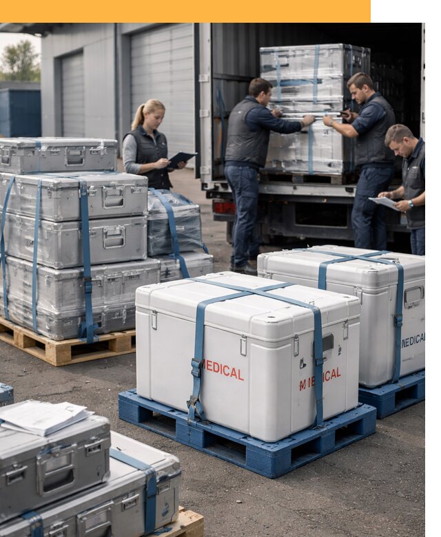 Перевозка медицинского оборудования по всему миру от 15545 руб