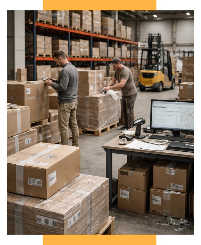 Склад консолидации в Европе от 6736 р., услуги СетСервис-Ктл